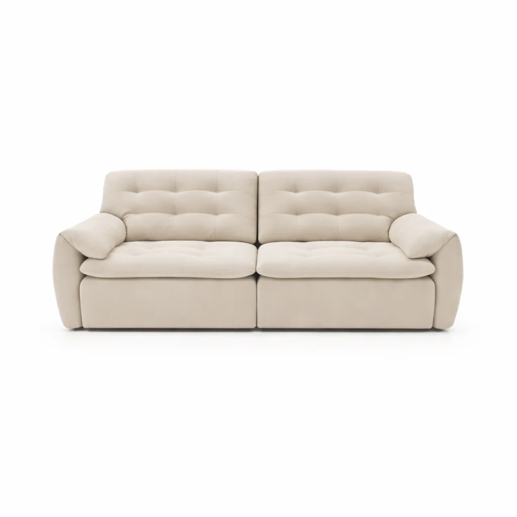 Tiffany Extendable Sofa in Eco Genuine Leather - Image 14